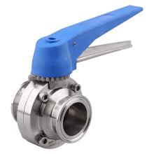 Butterfly Valve with Trigger Handle Stainless Steel 304 Tri-Clamp (1.5 Inch Tri Clamp Butterfly Valve)