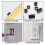 640 Pcs Electrical Outlet Screws Spacers, Black Nylon Round Spacer Assortment Kit, Plastic Spacers Without Threaded 7
