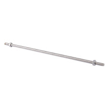 4pcs 320mm x M8 Stainless Steel Thread Bar Stock Rod Silver Tone
