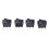 (Blue) 20PCS 12V Round Rocker LED Dot Light Toggle Switch SPST ON/OFF For Car Auto Boat 3