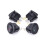 (Blue) 20PCS 12V Round Rocker LED Dot Light Toggle Switch SPST ON/OFF For Car Auto Boat 5