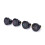(Blue) 20PCS 12V Round Rocker LED Dot Light Toggle Switch SPST ON/OFF For Car Auto Boat 6