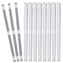 100Pcs Book Binding Tape, 12mm Thermal Glue Strips with Mesh Backing, Hot Melt Adhesive Glue Strips for Book Binding