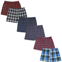(3XL, Multicoloured 2) Mens Woven Boxer Shorts 6 Pack 