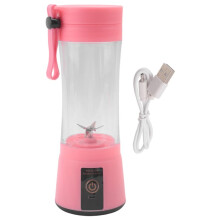 Tragbarer Mixer -Mixer für Shakes und Smoothies Wiederaufladbarer USB-380-Ml-Reise-Fruchtsaftbecher mit 6 Klingen