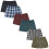 (5XL, Multicoloured 1) Mens Woven Boxer Shorts 6 Pack  1