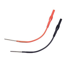 2 Câbles Adaptateurs Femelles de 4 mm, Fiche Banane, Fil de Test Flexible en Silicone, Crochet pour Multimètre
