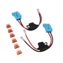 2Pack 12 AWG Wire Harness Connector Replacement for Peg-Perego 12Volt SLA Battery Ride Vehicle Riding Toys with Fuse