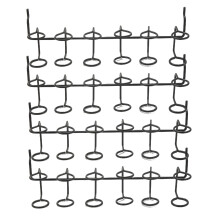 Suporte de Chave de Fenda de 4 PeçAs Pegboard Suporte Multiferramenta AcessóRio AcessóRios Pegboard Suporte de Ferramenta Multi-Anel para Pegboard