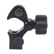 GPS Range Pole Cradle Bracket for Trimble Handheld Open Data Collector with Compass Quick Release Pole Clamp, A