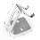 (Red) Universal Foldable Aluminum Desktop Holder Stand Bracket For iPhone iPad Tablet 8