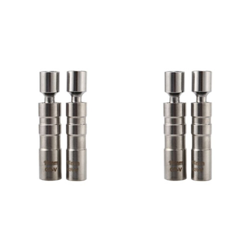 2X 14MM & 16MM Thin Wall Magnetic Swivel  Socket - 3/8-Inch Drive 12-Point  Socket Removal Tool