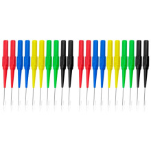 20 Pcs Test Probe Pins, Stainless Steel Insulation Non-Destructive Pin, 0.7 mm Wire Piercing Probe Pin,Multimeter Probes