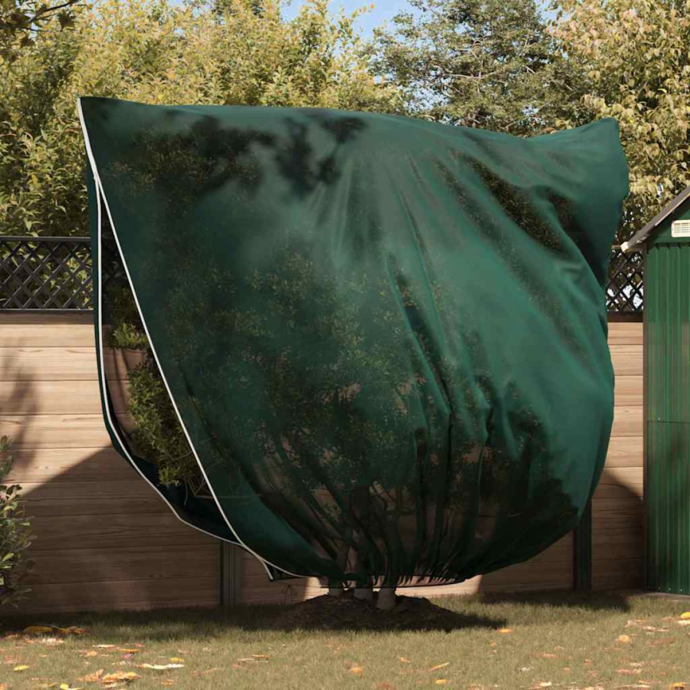 Vidaxl Frost Protection Plant Fleece Covers 3 Pcs Green 2.5 X 3.14 M