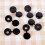 Screw Cap Cup Washer Hinged Cover Black ( Pack of 200 ) 5