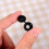 Screw Cap Cup Washer Hinged Cover Black ( Pack of 200 ) 6