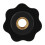 40PCS M6 Internal Thread Knob Screw Plastic Star  Clamping Knob Black M6 x 25 5