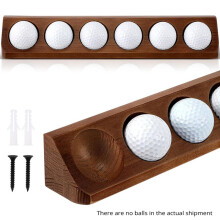 Wooden Display Case 6 Standard Size Wall Mount Stand Holder Display