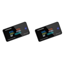 2X KEWEISI Voltmetro 0-200V Amperometro KWS Power Meter LED Digital Wattmetro Contatore Elettrico, 10A