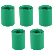 5pièces 2M 50mm Vert Fonce PVC Gaine Thermoretractable pour 2 x 18650 Batterie