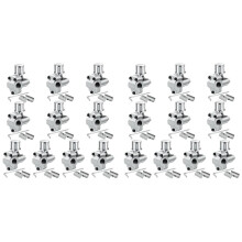 Paquet de 20 Kits de Valves de Robinet de Ligne de Valve de PerçAge BPV-31 RéGlables pour les Climatiseurs HVAC 1/4 Pouces, 5/16 Pouces, Tube de 3/8