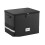 Vinyl Record Storage Box with Lock,Fireproof&Water Resistant Record Organizer Storage for 100+ Single Records 1