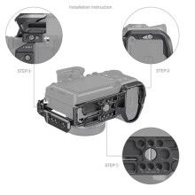 Camera Cage Kit for  Alpha 7R V, Alpha 7 IV, Alpha 7S III Enhanced Protection and Mounting Options