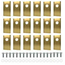 18Pcs Replacement Blades Compatible for  Luba & Yuka All Series, Titanium Replacement Robotic Lawnmower Blades