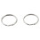 240 Pcs 20mm Outside Dia Universal Split Key Rings Keychain Holders 3