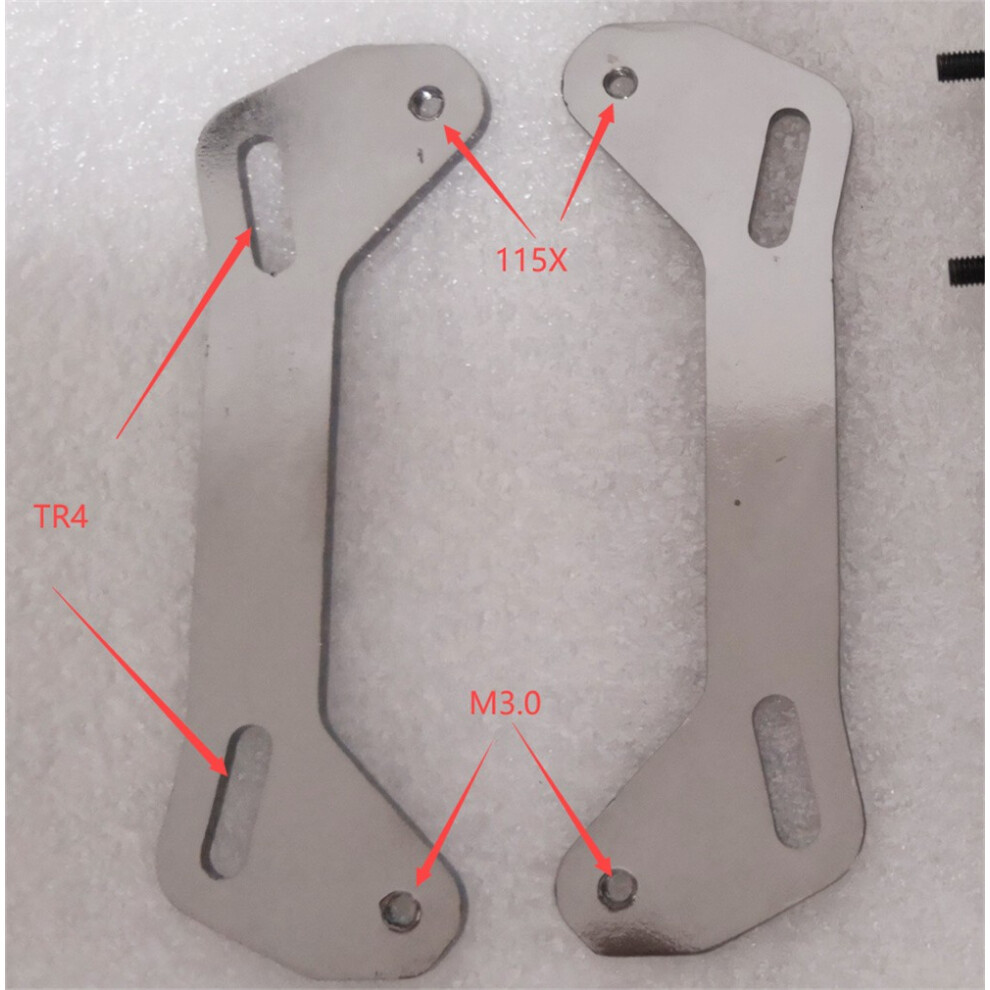 (For Intel to AM3+AM4/5) For Intel 115X(1150 1151 1155 1156) to AMD Hole Interchangeable Fastener AM3+ AM4 AM5 TR4 Universal Kit