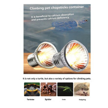5PCS UVA+UVB Reptile Heating Light Bulb Snake Turtle Pet Full Spectrum Basking UV Light Bulbs Heating Light 25W