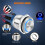 12mm Push Button  10PCS with Pre Wired Harness 12V 24V Self Locking Latching LED Round Waterproof Metal 6
