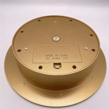 25cm 360 Degree Gold Mirror Panoramic Display Electronic Rotating Turntable Live Shooting Electric Rotating Stand