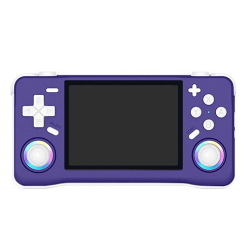 XF35H Console de Videogame Portátil Retrô com 64 GB de RAM e Jogos Pré-Carregados, Tela IPS de 3,5 Polegadas, WiFi, Linux, Pocket Player D