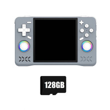 XF40H Retro Handheld Game Console 128G 4.0In IPS Screen Linux Support WiFi RGB 3D Joystick Portable Pocket Game Player B