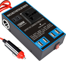 12V/24V to AC 110V/220V Quick Charging Car Inverter Cigar Lighter Socket USB Chargers AC Sockets Power Adapter