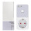 2X Automatic Voltage Protector Socket Switcher Power Surge Protector Socket Voltage Safe Refrigerator Protect EU Plug 7
