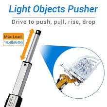 2X Electric Linear Actuator - 2Inch Stroke, 64N/14.4Lb, Speed 0.6Inch/S