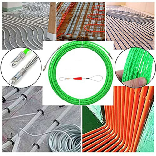 3 Set 10M 33Ft Fish Tape Cable Puller Kit 4.5Mm PET Electrical Cable Puller Through Wall Wire Guide Device Threader 2