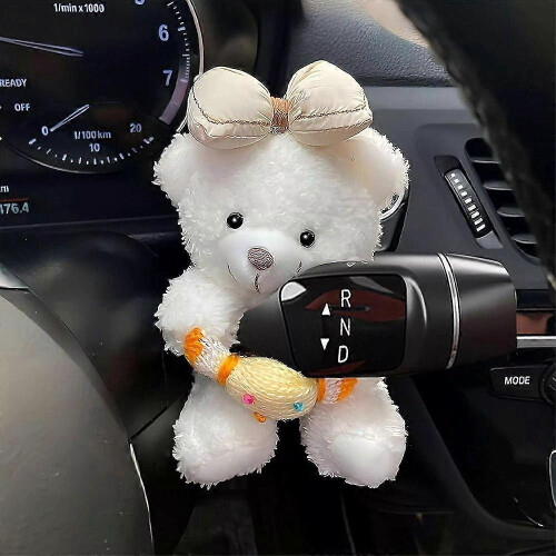 (1pc, Candy bar) Creative Car Decoration Bear, Wiper Shift Handle Decorative Doll, Personality