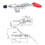 10 PCS Pull  301AM Adjustable Toggle Clamp Stroke Clamp Push Pull Toggle Clamp Quick Release Hand Tool 7