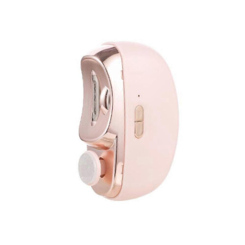 (pink) Professional Cutter Pedicure Electric Automatic Nail Clippers Toe Thick Nails