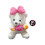 (1pc, rose bow Bear) Creative Car Decoration Bear, Wiper Shift Handle Decorative Doll, Personality 1