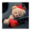 (1pc, brown bear) Creative Car Decoration Bear, Wiper Shift Handle Decorative Doll, Personality 1
