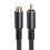 (1.8m) PVC Jacket Gold-Plated Plug Double Shielding Cable 2