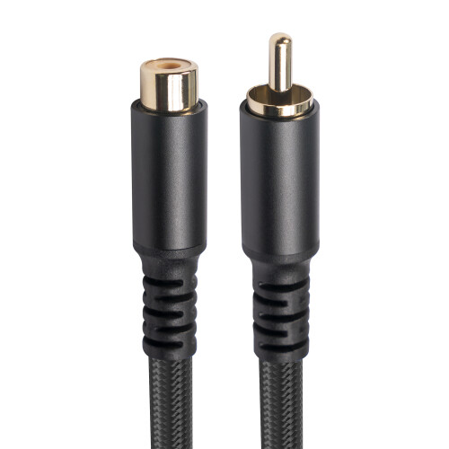 (1.8m) PVC Jacket Gold-Plated Plug Double Shielding Cable 1