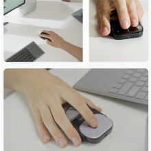 Cheerdots Afneembare Luchtmuis Draadloos Touchpad Zak AI-Muis voor PC Laptop TV Presentaties Gaming voor PC Laptop A