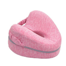 (Pink) Foam Support Pillow Memory Foam Knee Pillow for Side Sleeper Ergonomic Design Pain Sciatica Hip Back Knees Relief Bedding Home
