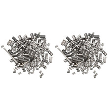 100Pcs Wire Rope Clamp for 3mm Cable Fastener Clip Adjustable Screw Copper Metal Fixture Sling Fixing Accessories