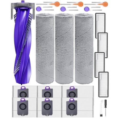 22pcs Accessory Kit for  FLOW Robot Vacuum Cleaner, Replacement Set for  Flow